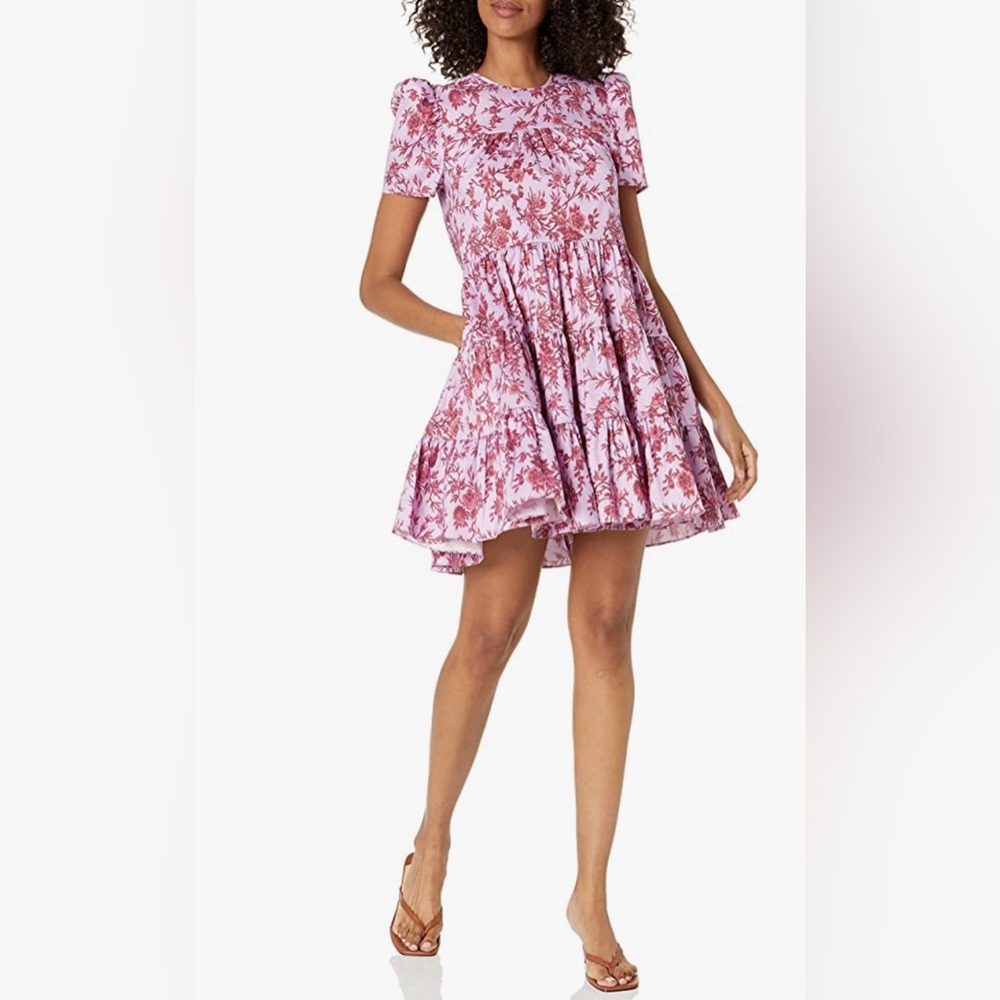 LIKELY River Dress in Sheer Lilac. New.